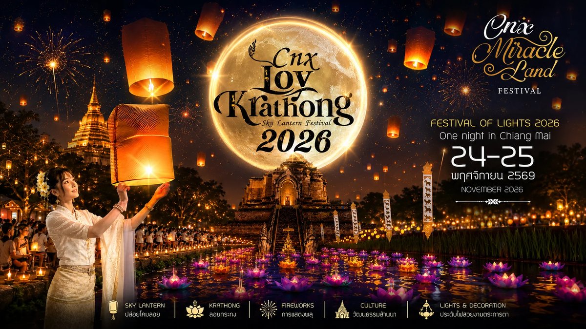 M Cnx Loy Krathong Sky Lantern Festival 2026