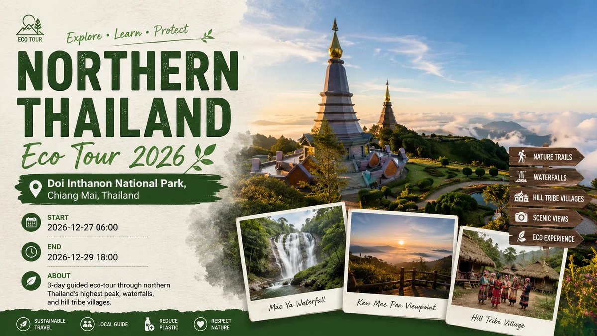 Northern Thailand Eco Tour 2026